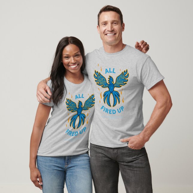 FVHS Firedbirds - Tous Fired Up, T-shirt gris (Unisexe)