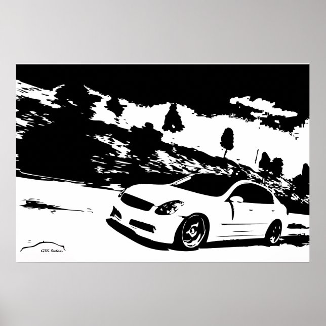 G35 Sedan Side shot Poster (Devant)