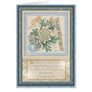 G Bureau de la création Carte d'anniversaire de la