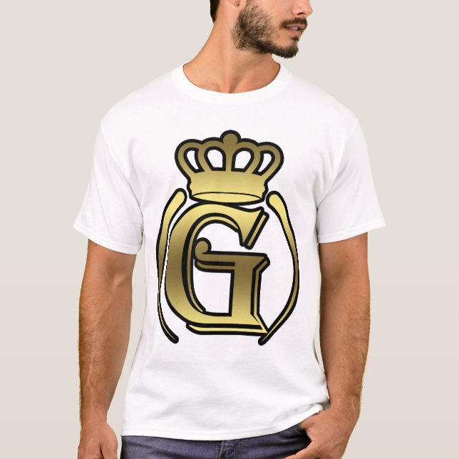 G couronne Alphabet style T-shirt (Devant)