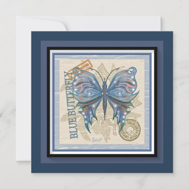 G Creation Office carte papillon vierge (Devant)