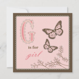 G est pour carte carrée fille