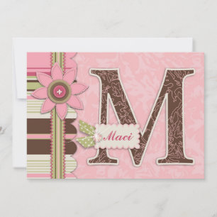 G Fille Invitation Card M