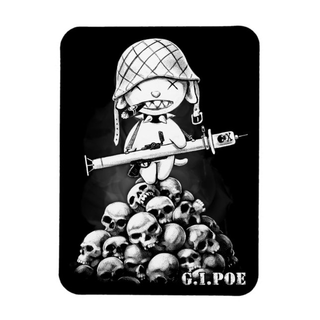 G.I. Poe - Un véritable héros zombie - Magnet (Vertical)