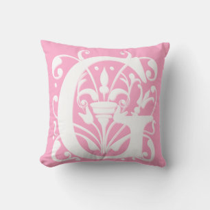 G Monogramme lettre initiale - Coussin