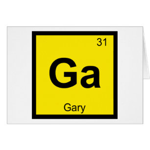 Ga - Gary Indiana Chimie Symbole du tableau périod