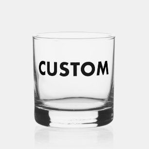 Gabarit Vierge Verre à Whisky sur Mesure - 35cl