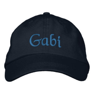Gabi Personnalisé Brodé Casquette De Baseball Bleu