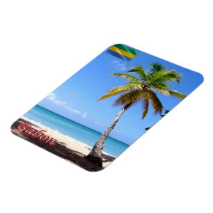 Gabon - Palmier - Magnet