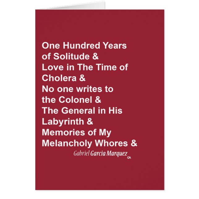 Gabriel Garcia Marquez (Devant)