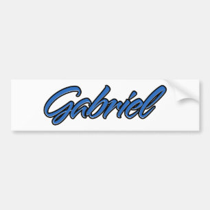 Gabriel Nom bleu Aufkleber Sticker Autoaufkleber