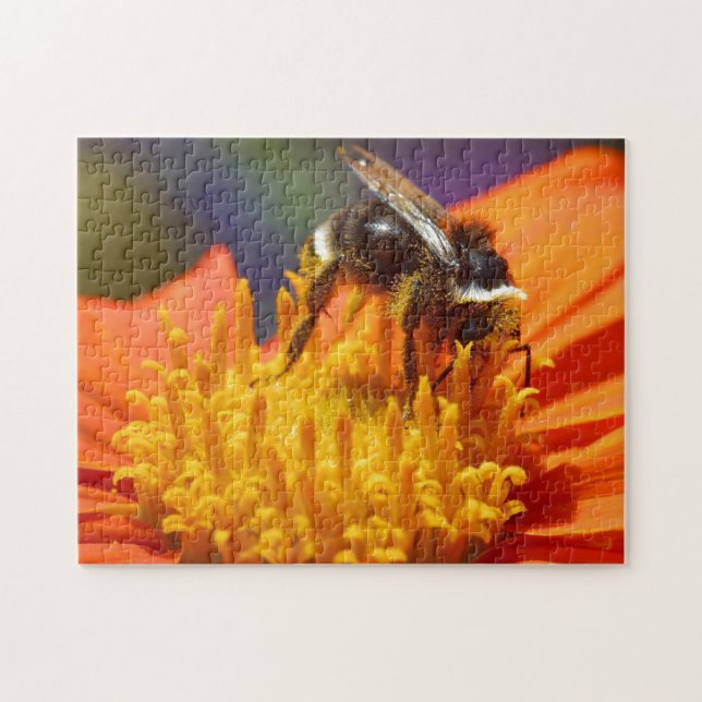 Gaffez la conception de puzzle d'abeille (Horizontal)