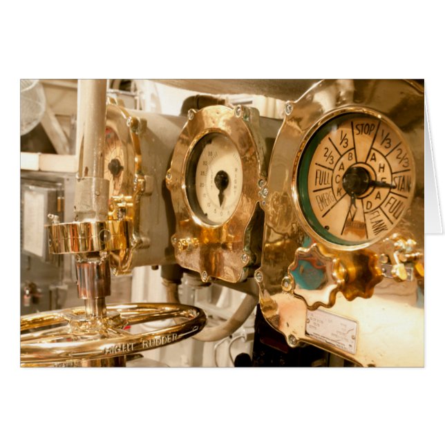 Gages Et Instruments De Navigation Sur Sous-Marin (Devant horizontal)