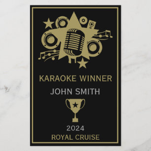 Gagnant de karaoke