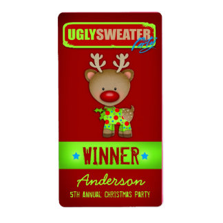 Gagnante du Étiquette de vin CG Ugly Sweater