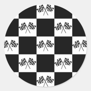 Gagnants Stickers Cercle Auto voiture Racing drape