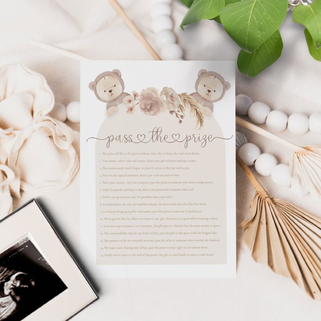 Gagnez le prix Twins Teddy Bear Baby shower Jeu (Créateur téléchargé)