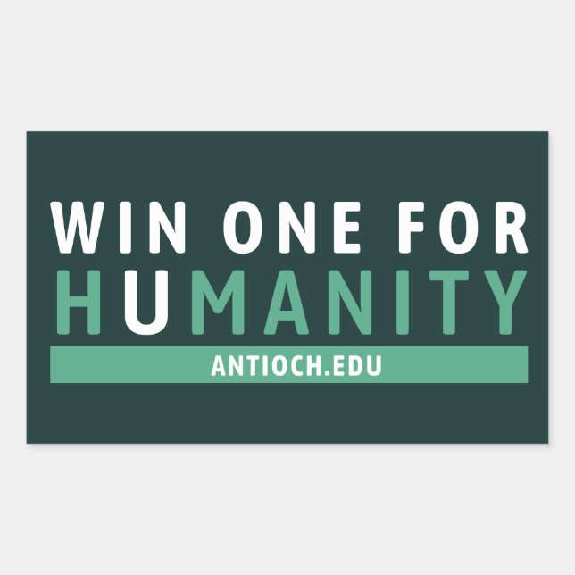 Gagnez un Sticker pour l'humanité | Université Ant (Devant)