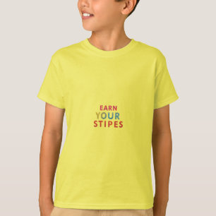 Gagnez vos rayures - T-shirt Graphique Motivationn