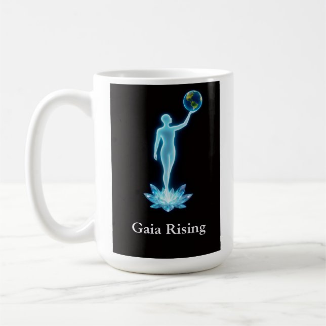Gaia Rising Mug 11 Oz Or 15 Oz (Gauche)