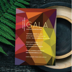 Gala de l'entreprise Invitation Real Foil titre