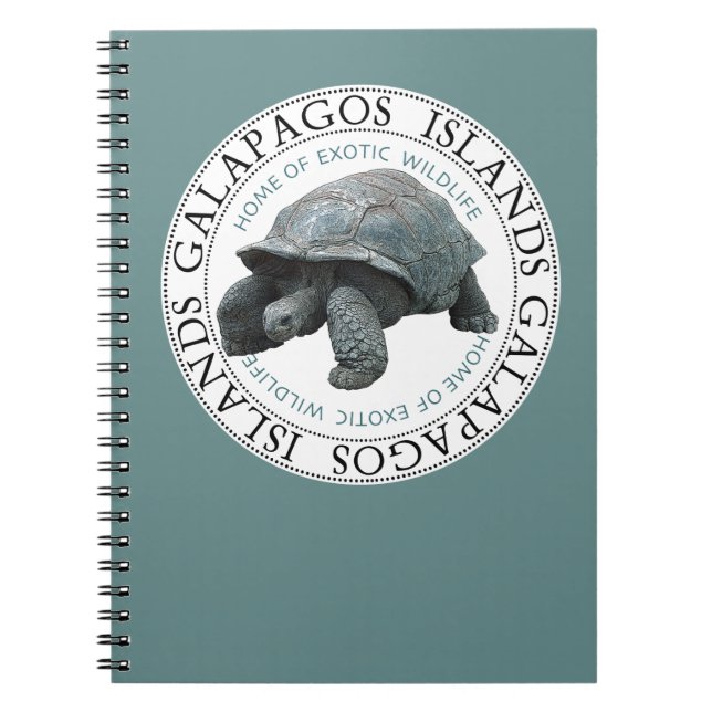 Galapagos Îles Tortoise Carnet Journal (Devant)