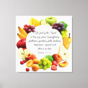 Galates 5:22-23 impression de toile