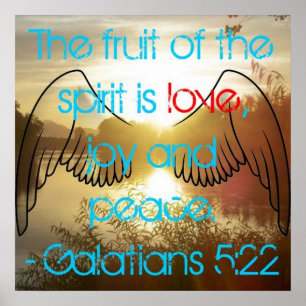 Galates 5:22 Poster
