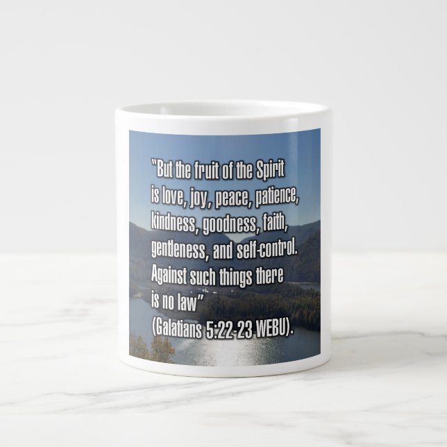 Galatians 5:22-23 WEBU Mug (Devant)