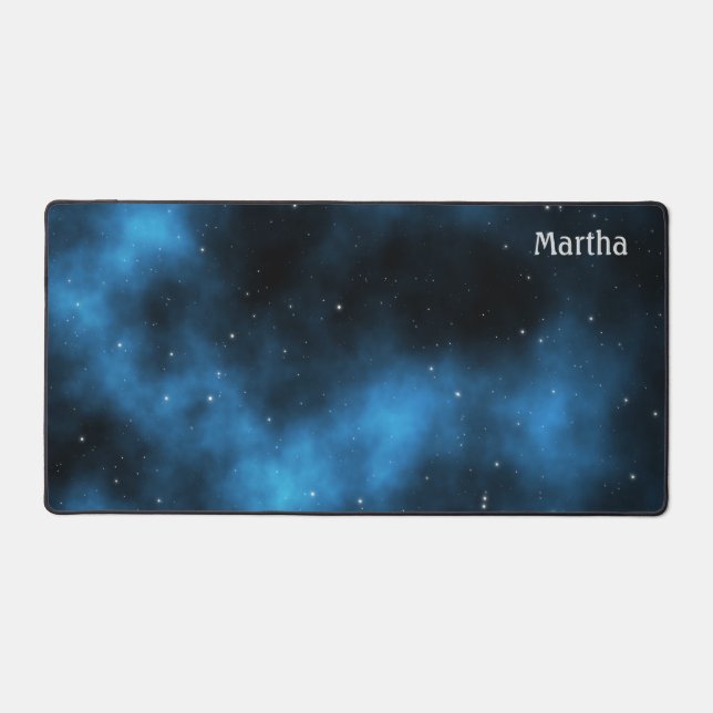 galaxie bleue nom personnalisé (Recto)
