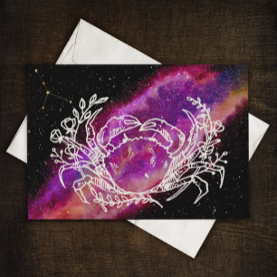 Galaxie Cancer rose Carte Signale Constellation Zo