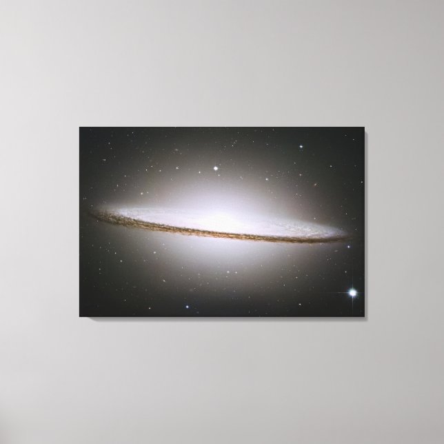 Galaxie du Sombrero Toile Encadrée (Recto)