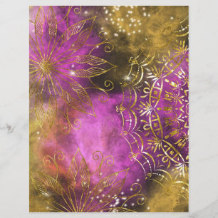 galaxie mandala yoga spirituel abstrait