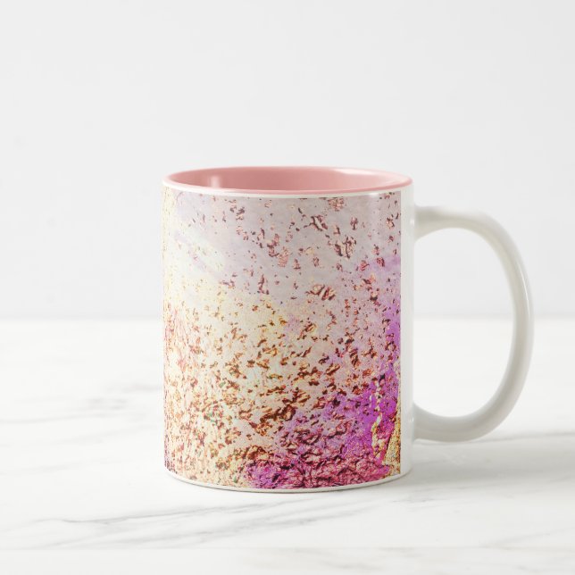 Galaxie motif abstraite Mug à café à deux tons (Droit)