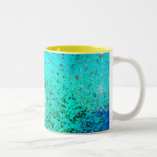 Galaxie motif abstraite Mug à café à deux tons