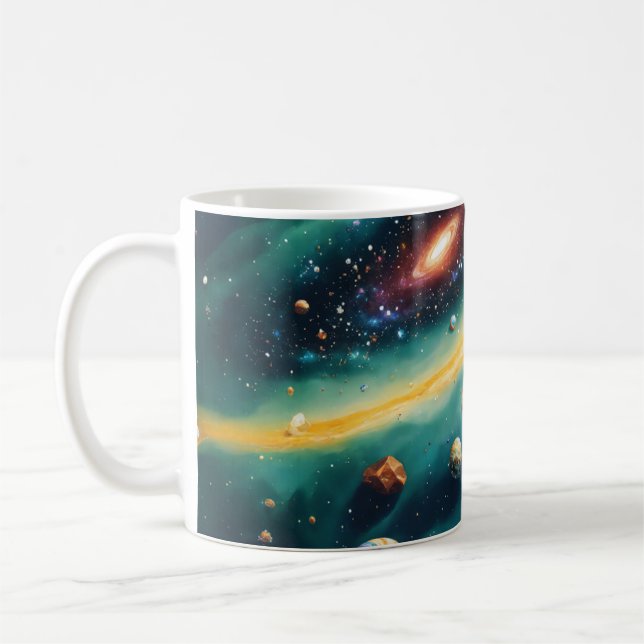 Galaxie/Nébuleuse Thème Café Mug (Gauche)