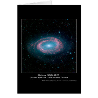 Galaxie NGC 4725 - télescope spatial de Spitzer -