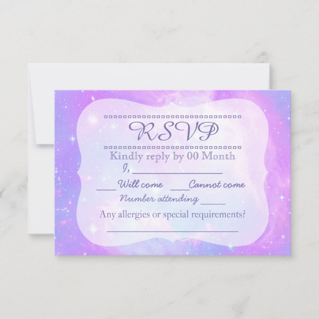 Galaxie Pastel RSVP (Devant)
