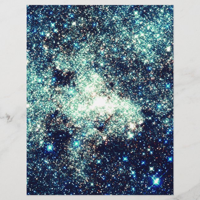 Galaxie turquoise Lactée (Devant)