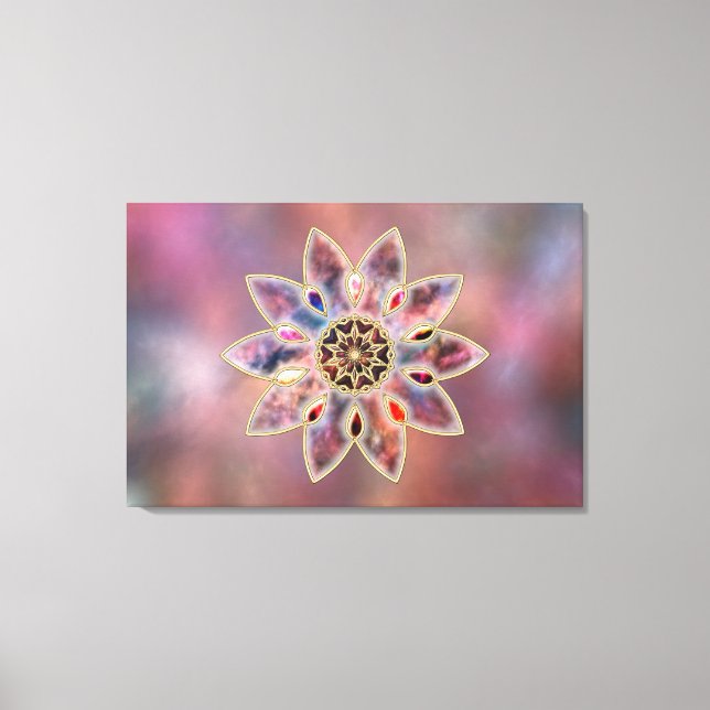 Galaxies marbrées toile Imprimer (Recto)