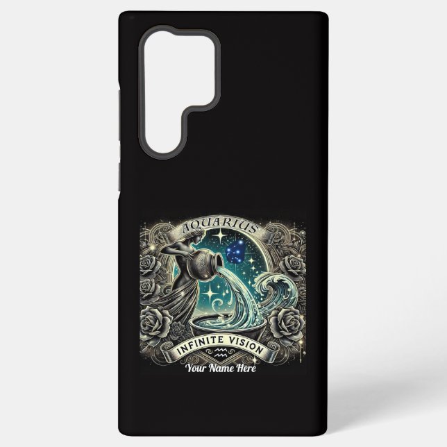 Galaxy Aquarius "Infinite Vision" Samsung Coque (Verso)