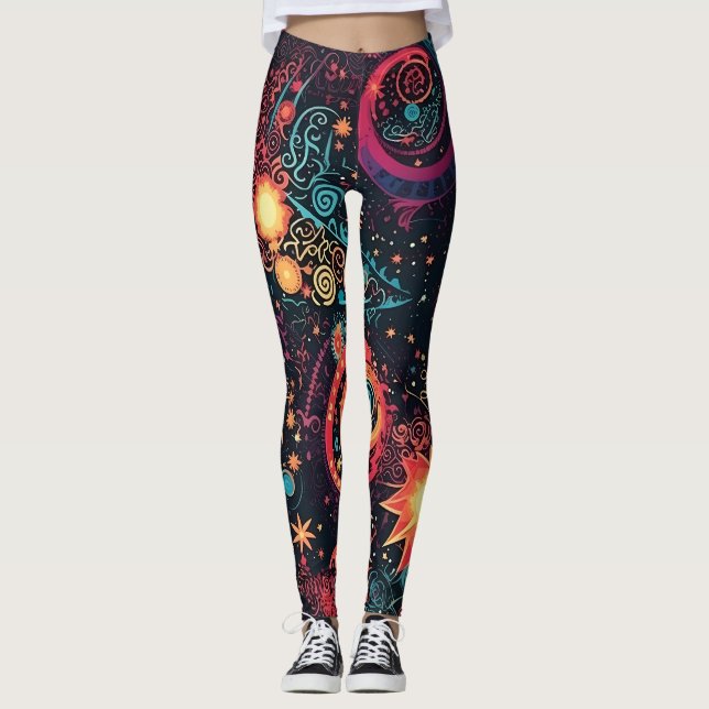 Galaxy Art Leggings (Devant)