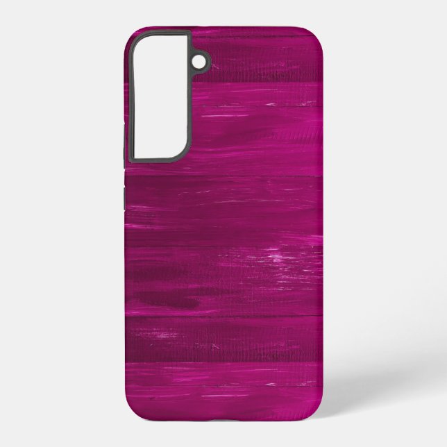 Galaxy Bandes de texture de bois rose samsung coque de ga (Verso)