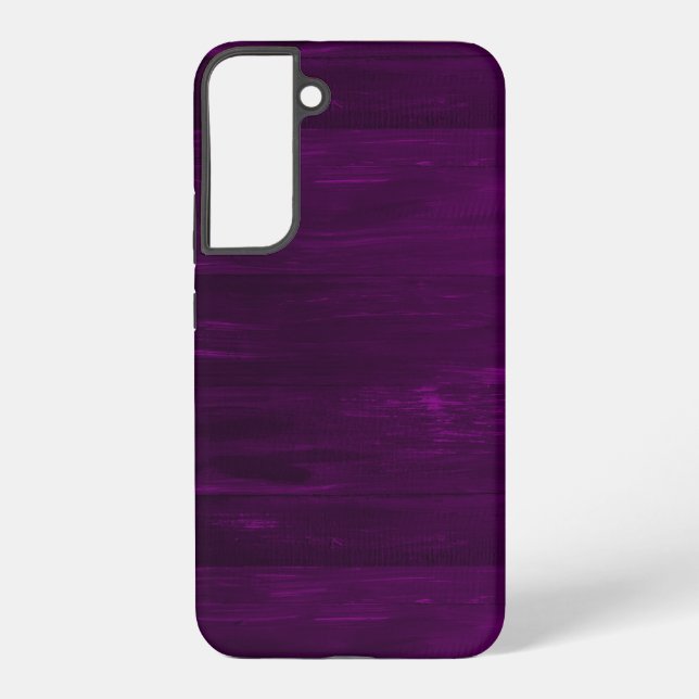 Galaxy Bandes de texture de bois violet samsung coque de  (Verso)