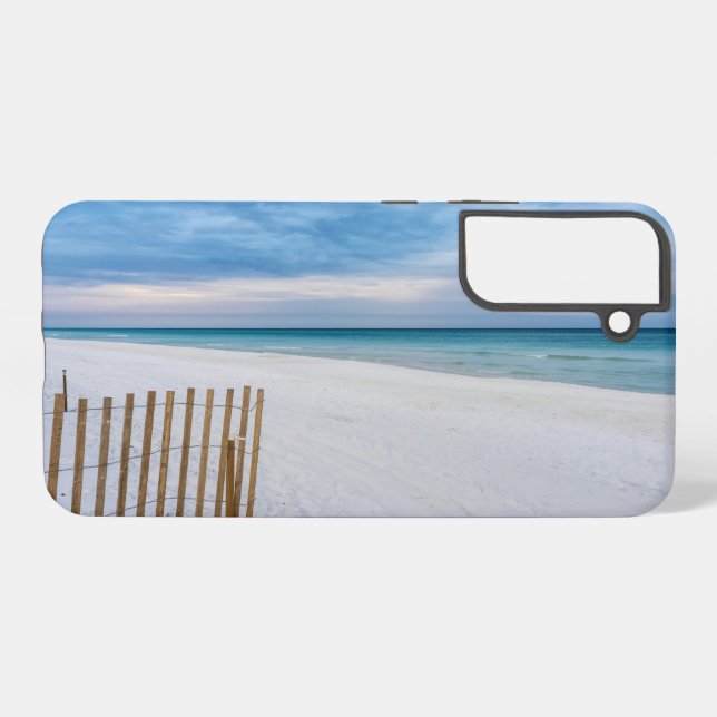 Galaxy Beach Fence Morning Destin Floride Samsung Coque (Verso Horizontal)