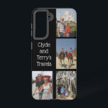 Galaxy Black Travel Memories Samsung S21 Coque<br><div class="desc">Black Travel Memories Samsung S21 Coque. Découvrez ce boîtier de téléphone noir que vous pouvez customiser avec vos propres photos de voyage. Customisez vos noms et ce que vous voulez y dire également.</div>