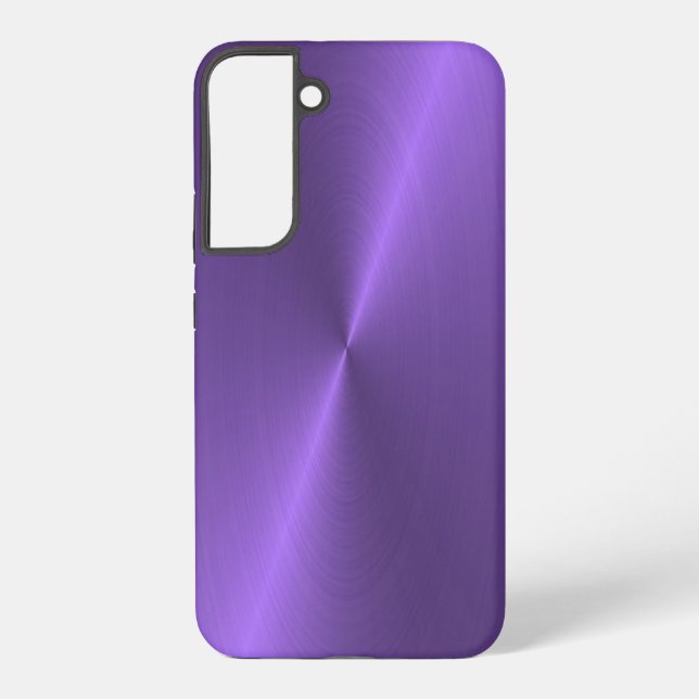 Galaxy Coque de galaxie violet brillant en métal samsung (Verso)