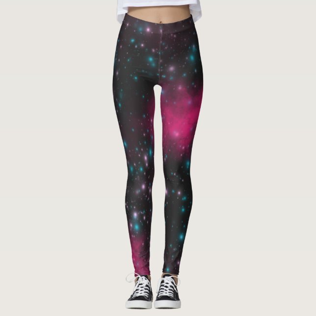 Galaxy Cosmos Star Leggings (Devant)