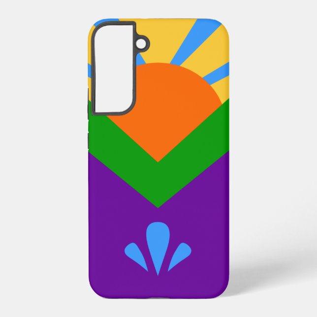 Galaxy Drapeau Coque Samsung S22 Plus de Manitou Springs (Verso)