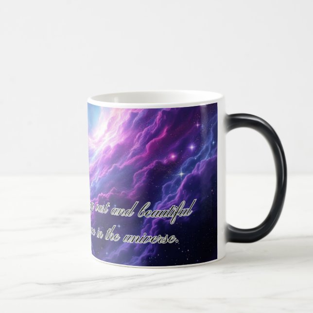 Galaxy Explosion Magic Mug – Discover Your Place i (Droite)